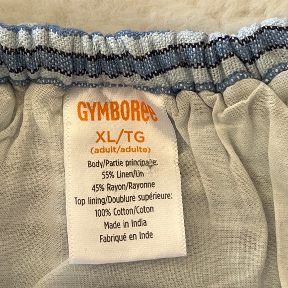 New! Gymboree Women's 55% LINEN Dress Sandy Shores Blue Party Size XL NWT - Picture 11 of 16